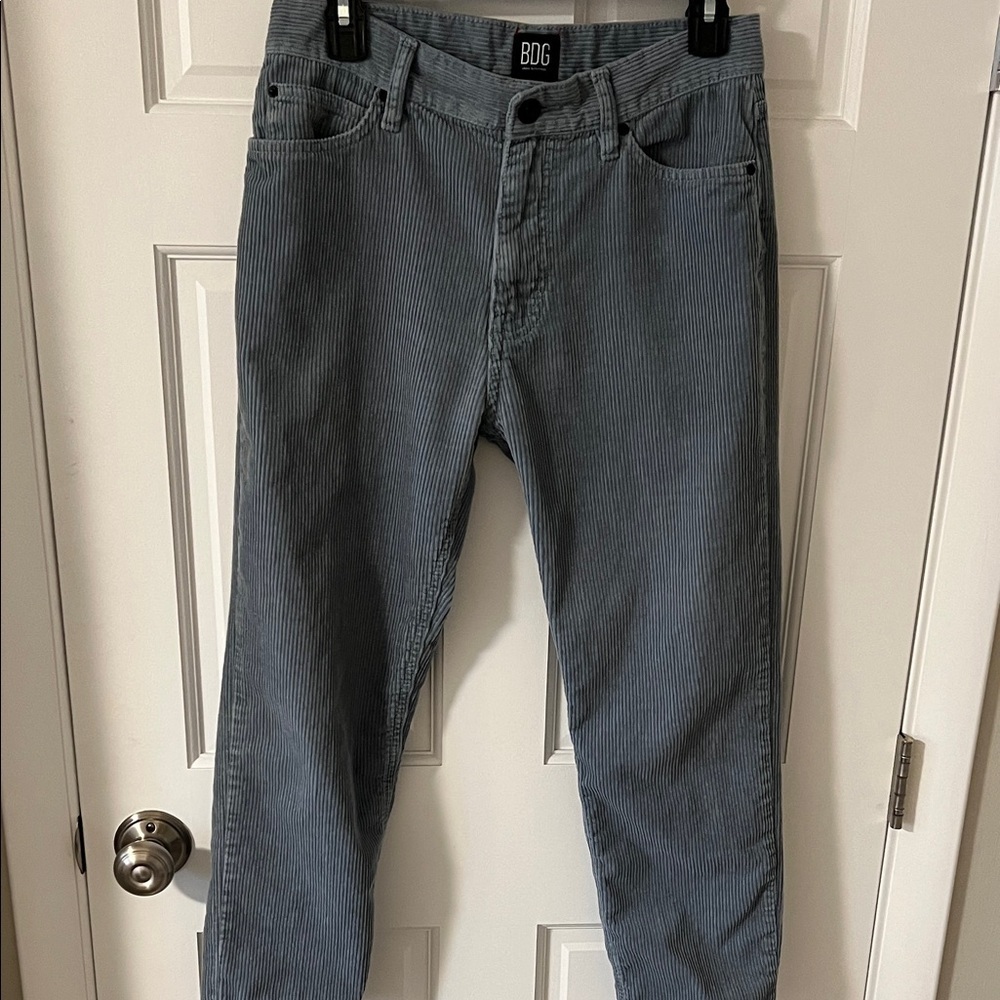 BDG Women’s Corduroy Dad Fit Jeans Light Blue 29x30